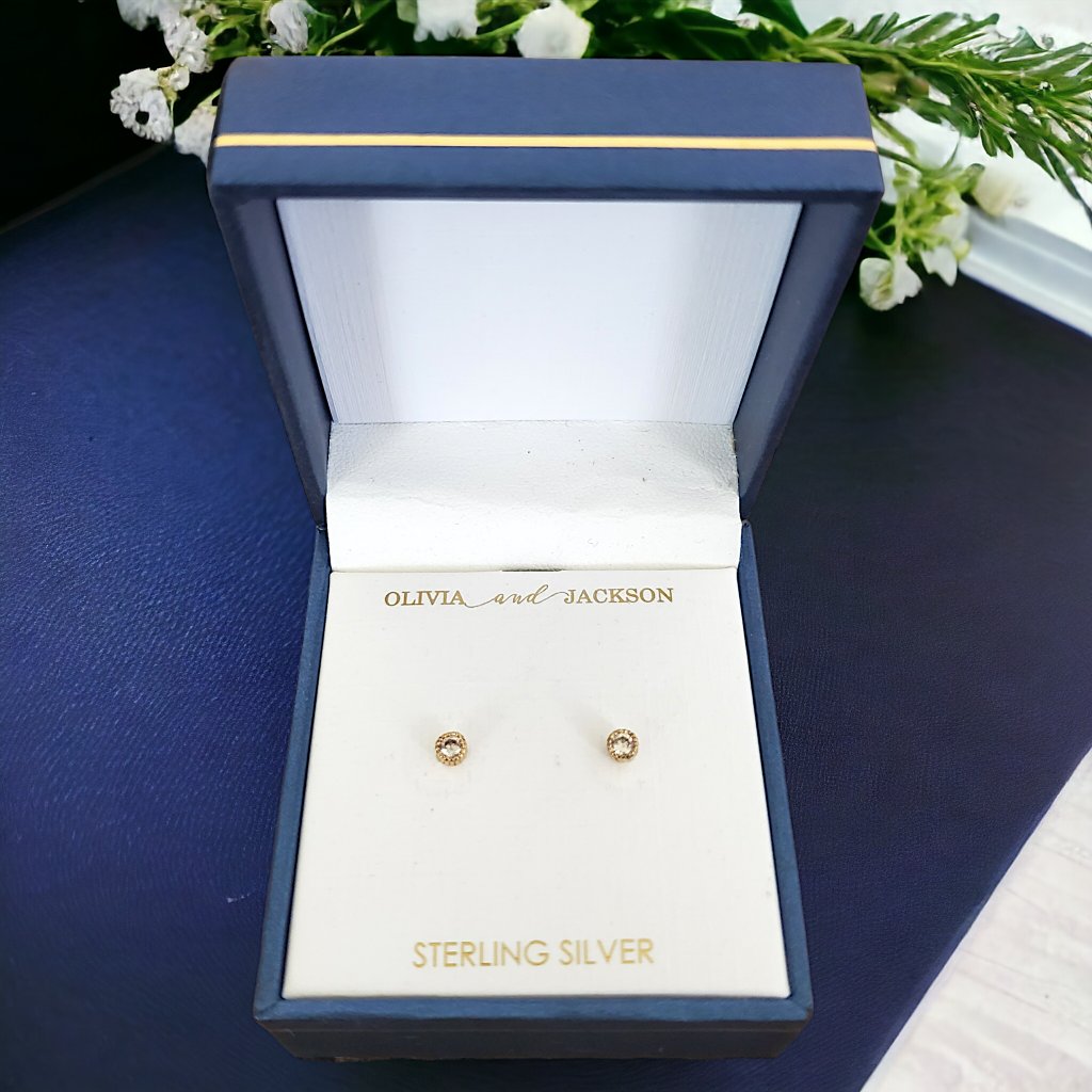 Olivia Jackson Cz Post Earrings 25$